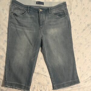 Democracy Light Gray Cropped Jeans